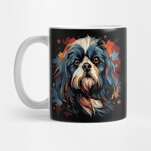 Patriotic Shih Tzu Mug